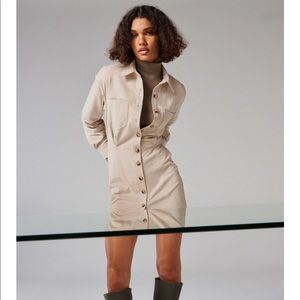 Zara Faux Suede Dress